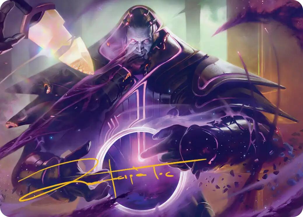 Embrace Oblivion Art Card (Gold-Stamped Signature) [Edge of Eternities Art Series] | Gamers Paradise