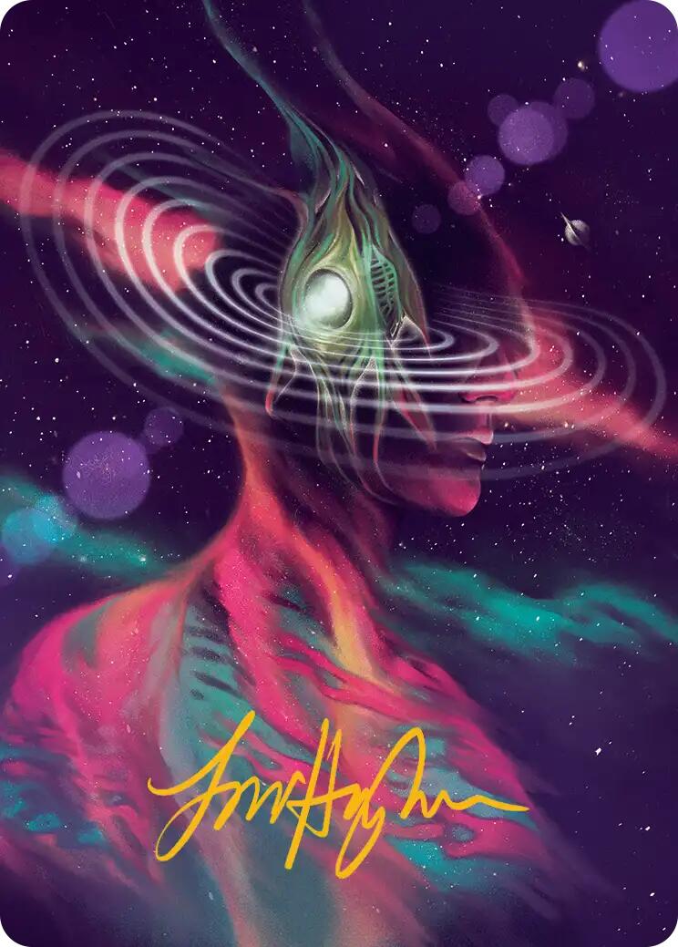 Terrasymbiosis Art Card (Gold-Stamped Signature) [Edge of Eternities Art Series] | Gamers Paradise