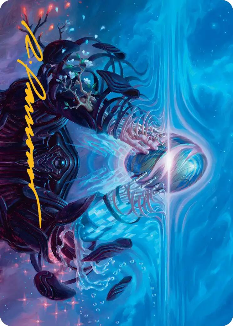 The Endstone Art Card (Gold-Stamped Signature) [Edge of Eternities Art Series] | Gamers Paradise