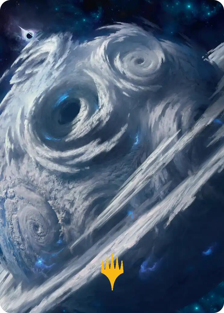 Uthros, Titanic Godcore Art Card (Gold-Stamped Planeswalker Symbol) [Edge of Eternities Art Series] | Gamers Paradise