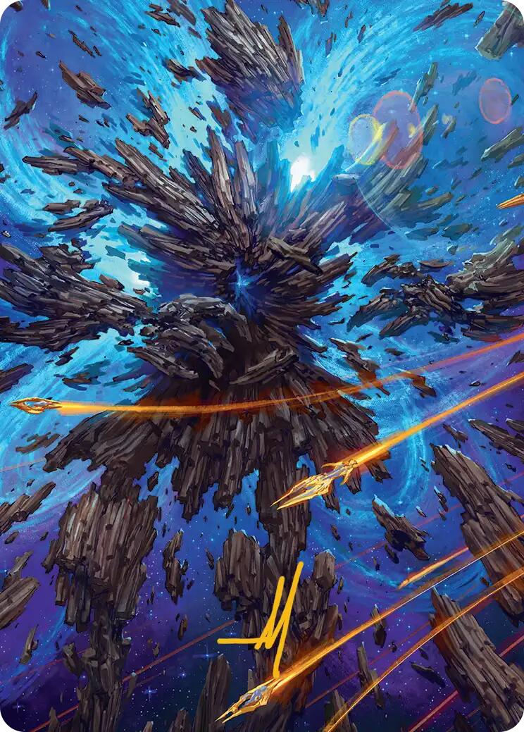 Celestial Colonnade Art Card (Gold-Stamped Signature) [Edge of Eternities Art Series] | Gamers Paradise