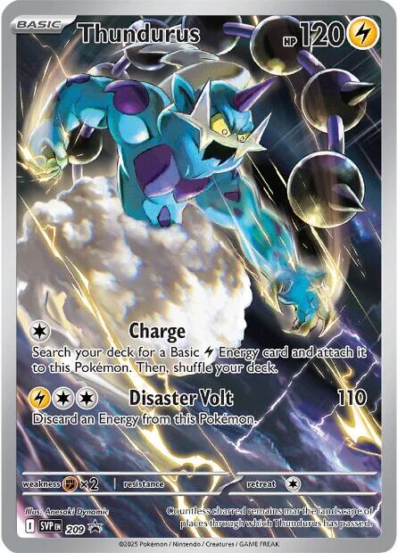 Thundurus (209) [Scarlet & Violet: Black Star Promos] | Gamers Paradise