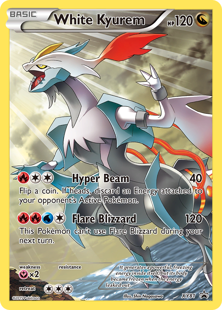 White Kyurem (XY81) (Full Art Promo) [XY: Black Star Promos] | Gamers Paradise