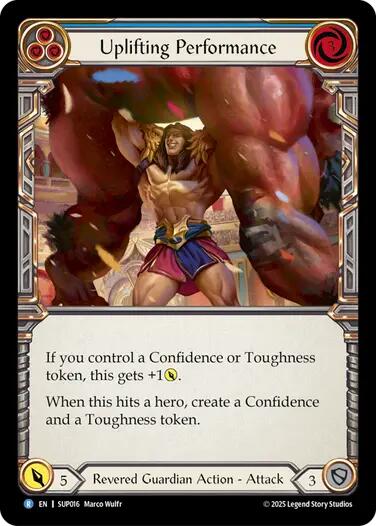 Uplifting Performance [SUP016] (Super Slam)  Rainbow Foil | Gamers Paradise