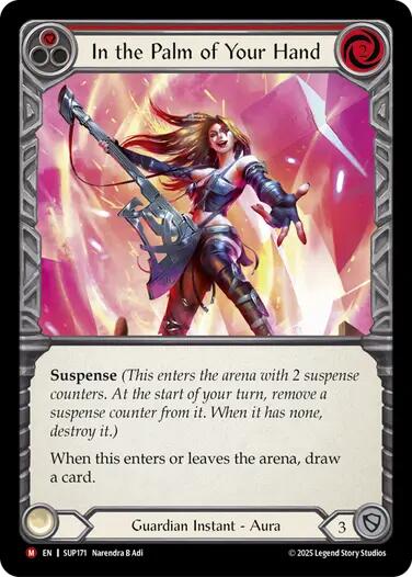In the Palm of Your Hand [SUP171] (Super Slam)  Rainbow Foil | Gamers Paradise
