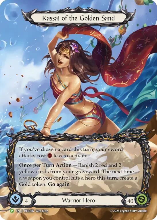 Kassai of the Golden Sand [HER146] (Promo)  Rainbow Foil | Gamers Paradise