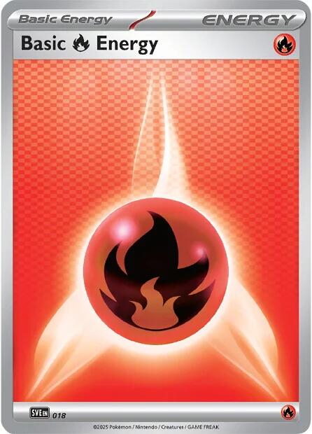 Basic Fire Energy (018) [Scarlet & Violet: Black Bolt] | Gamers Paradise