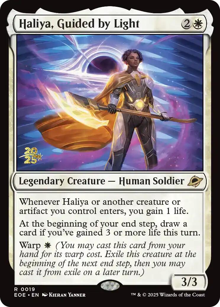 Haliya, Guided by Light [Edge of Eternities Prerelease Promos] | Gamers Paradise