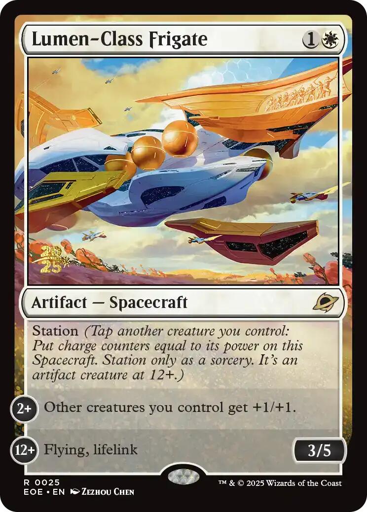 Lumen-Class Frigate [Edge of Eternities Prerelease Promos] | Gamers Paradise