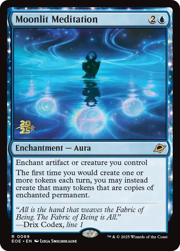 Moonlit Meditation [Edge of Eternities Prerelease Promos] | Gamers Paradise