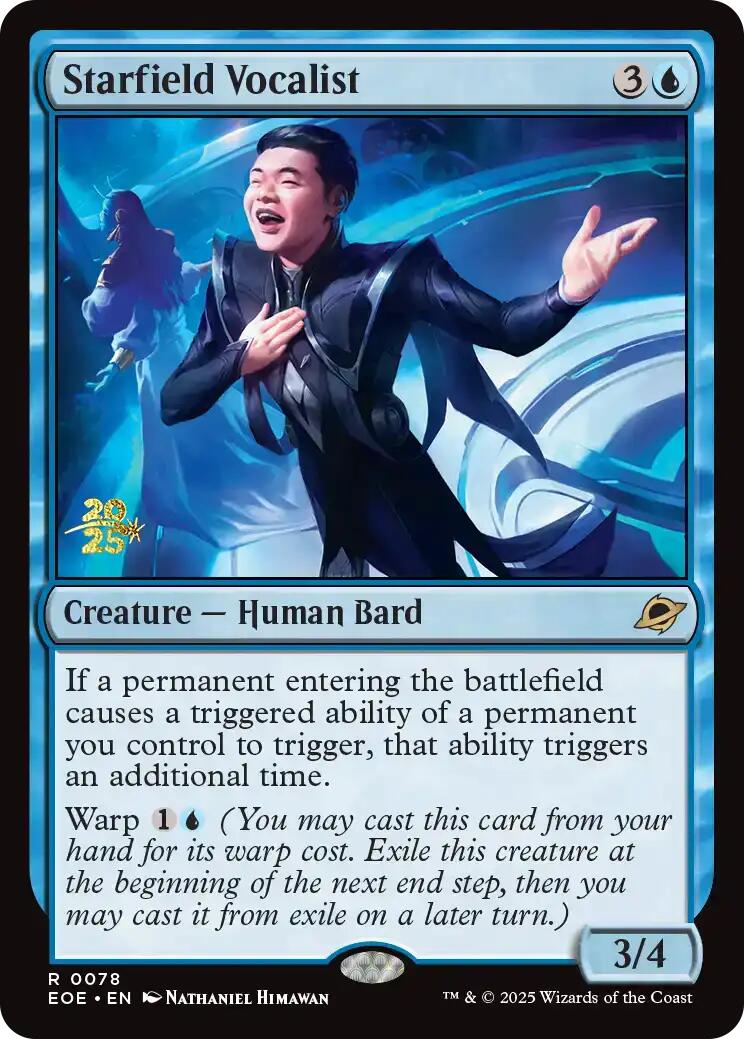 Starfield Vocalist [Edge of Eternities Prerelease Promos] | Gamers Paradise
