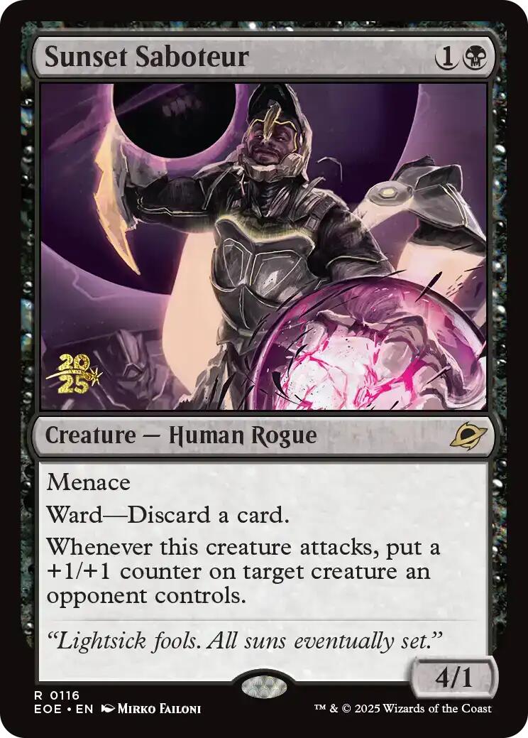 Sunset Saboteur [Edge of Eternities Prerelease Promos] | Gamers Paradise
