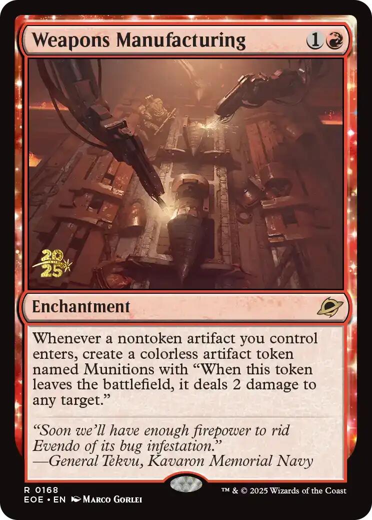 Weapons Manufacturing [Edge of Eternities Prerelease Promos] | Gamers Paradise