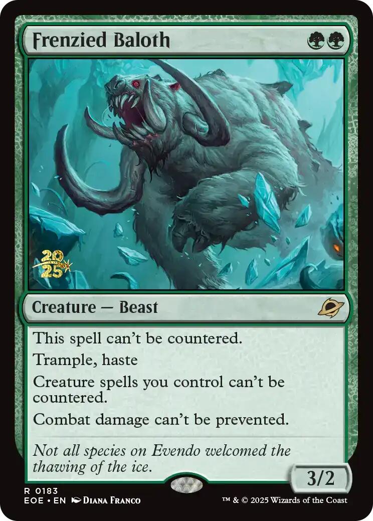 Frenzied Baloth [Edge of Eternities Prerelease Promos] | Gamers Paradise