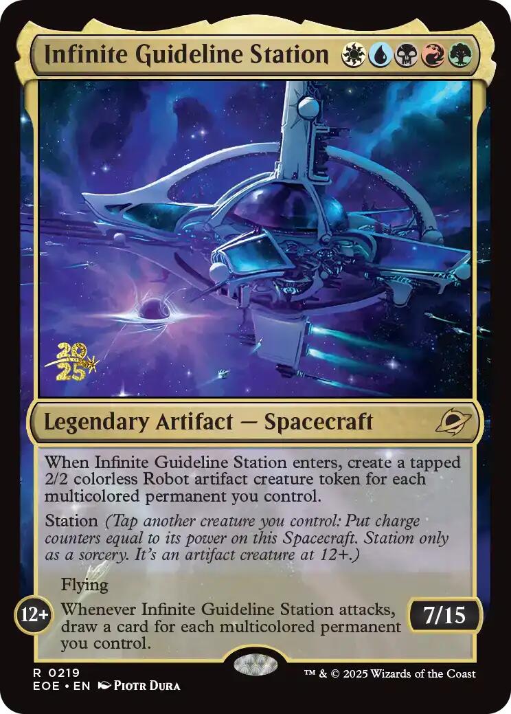 Infinite Guideline Station [Edge of Eternities Prerelease Promos] | Gamers Paradise
