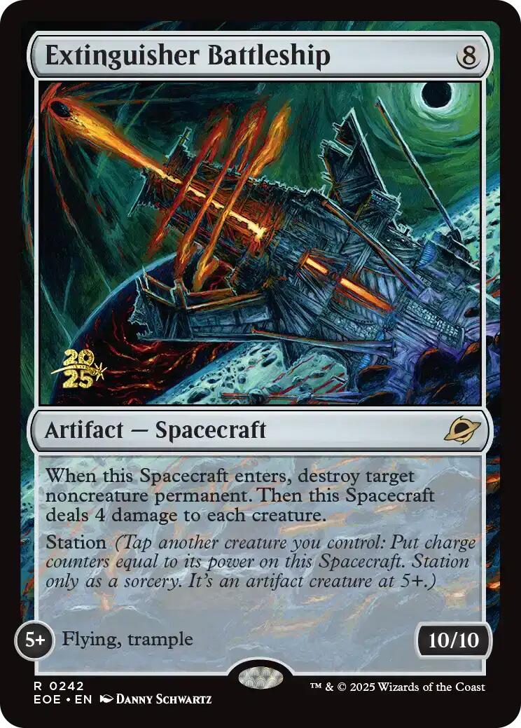 Extinguisher Battleship [Edge of Eternities Prerelease Promos] | Gamers Paradise