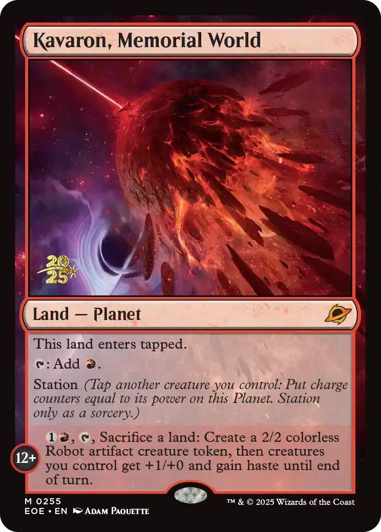 Kavaron, Memorial World [Edge of Eternities Prerelease Promos] | Gamers Paradise