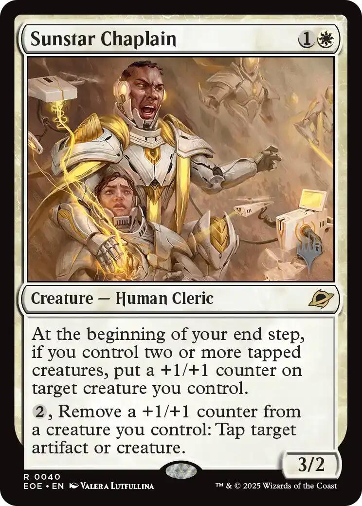 Sunstar Chaplain [Edge of Eternities Promo Pack] | Gamers Paradise