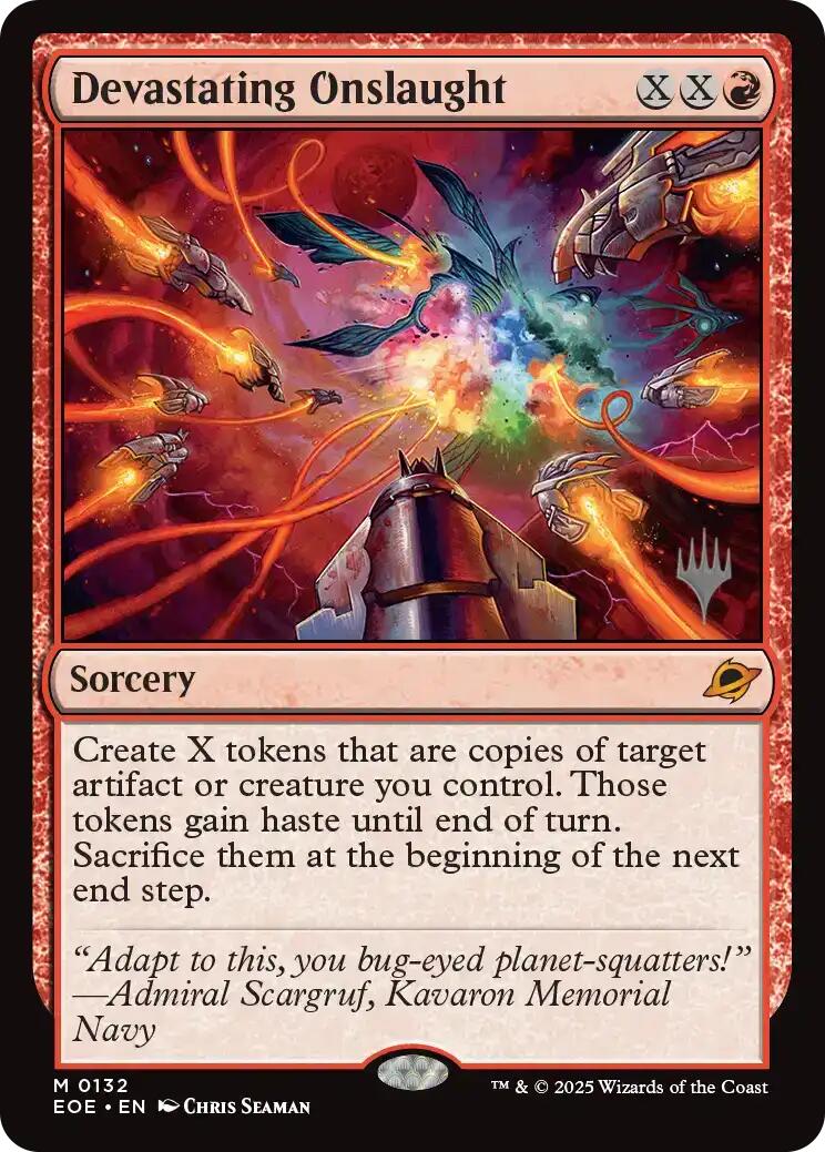 Devastating Onslaught [Edge of Eternities Promo Pack] | Gamers Paradise