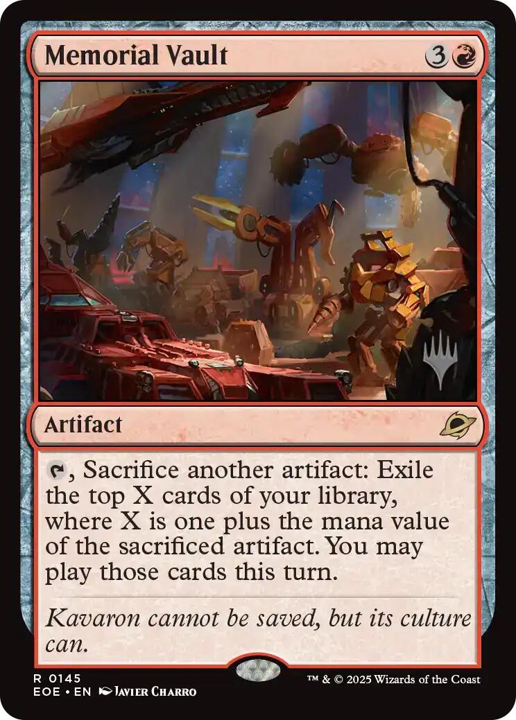 Memorial Vault [Edge of Eternities Promo Pack] | Gamers Paradise