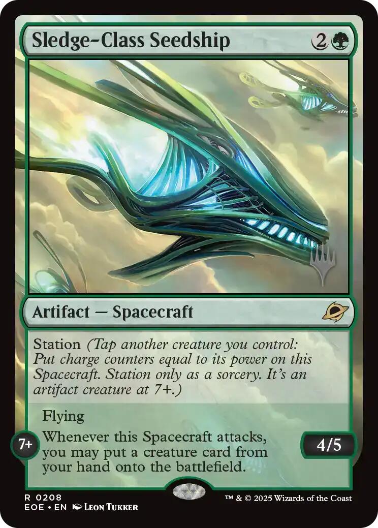 Sledge-Class Seedship [Edge of Eternities Promo Pack] | Gamers Paradise