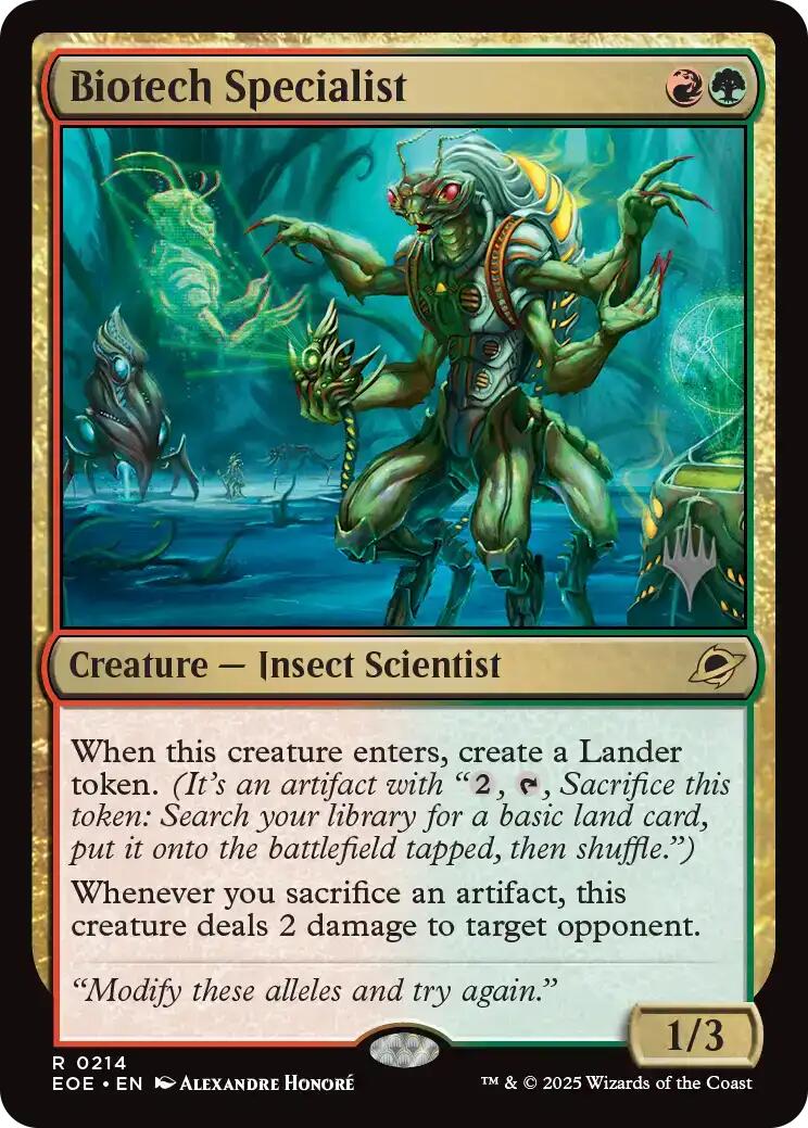 Biotech Specialist [Edge of Eternities Promo Pack] | Gamers Paradise