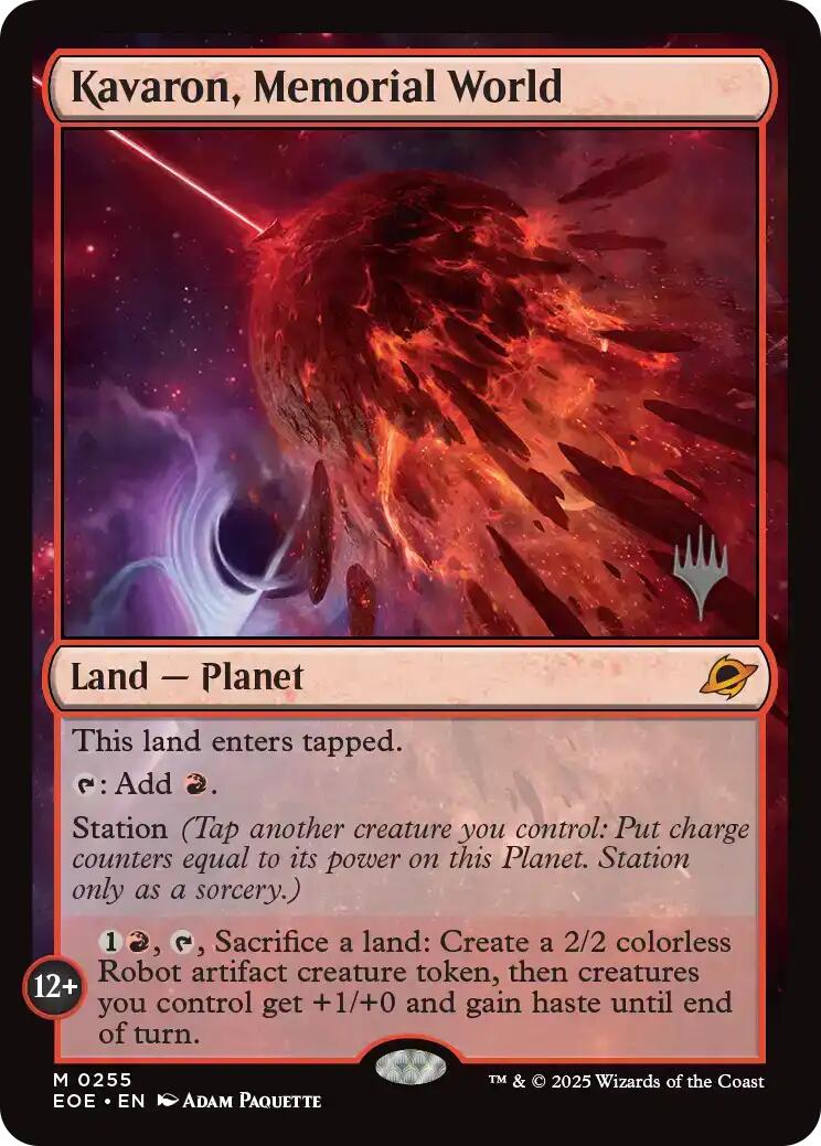 Kavaron, Memorial World [Edge of Eternities Promo Pack] | Gamers Paradise