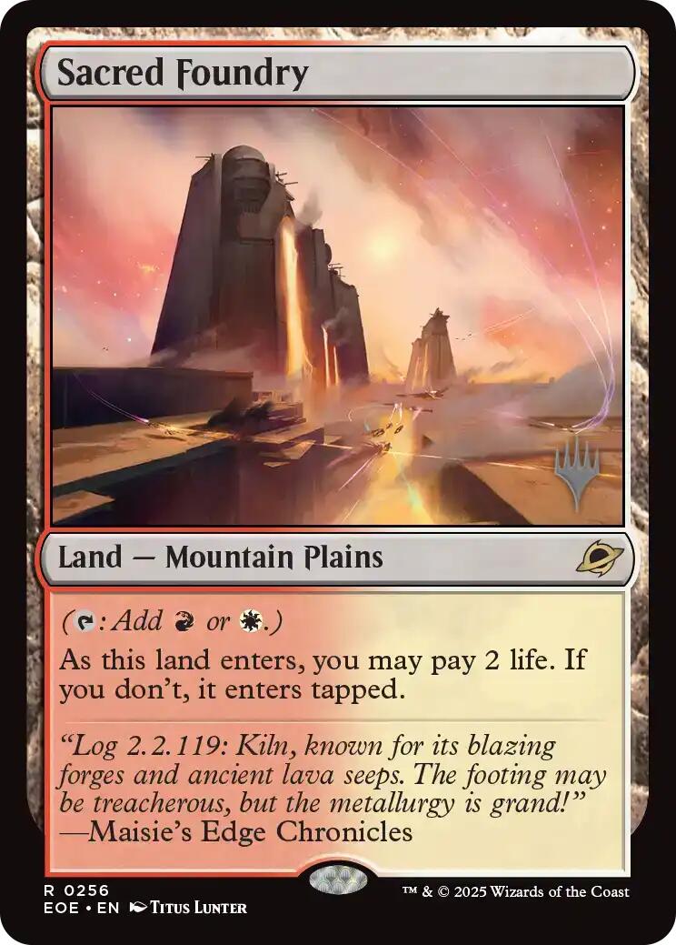 Sacred Foundry [Edge of Eternities Promo Pack] | Gamers Paradise