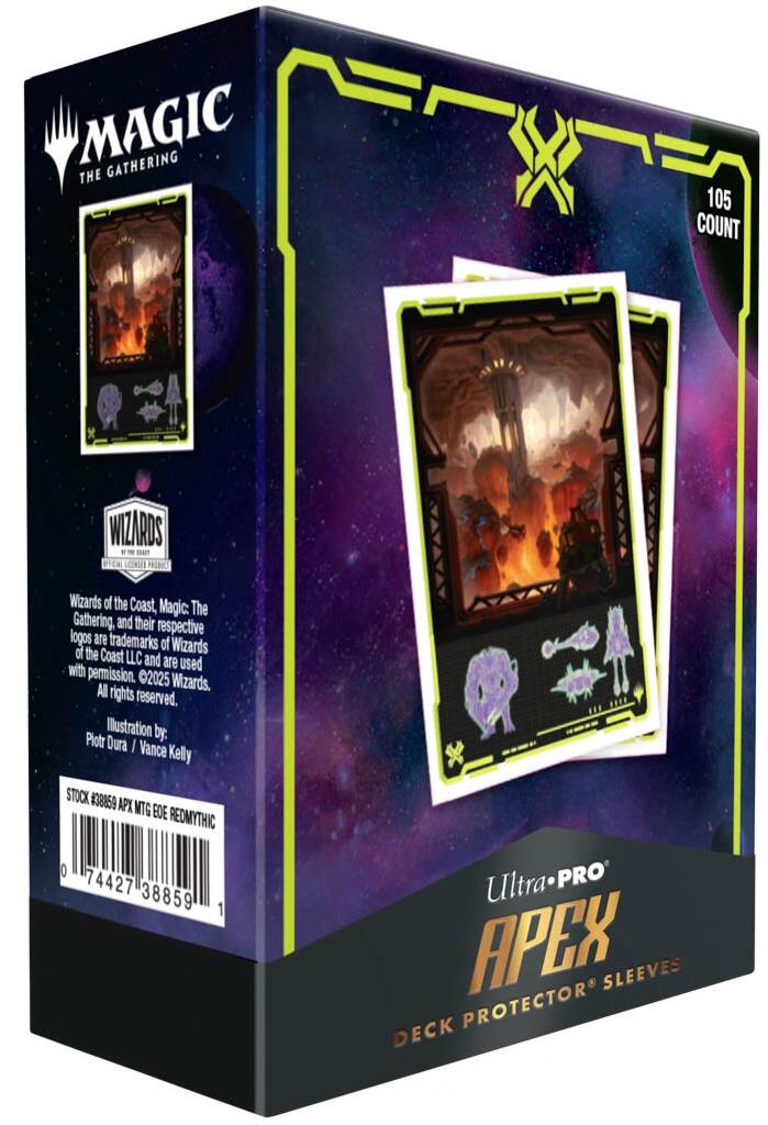 Ultra PRO: APEX Deck Protector Sleeves - Edge of Eternities (Red Mythic 105-pack) | Gamers Paradise