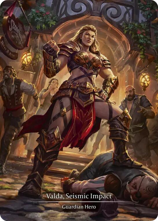 Valda, Seismic Impact (Marvel Cold Foil) [MPG001] (Mastery Pack Guardian)  Cold Foil | Gamers Paradise