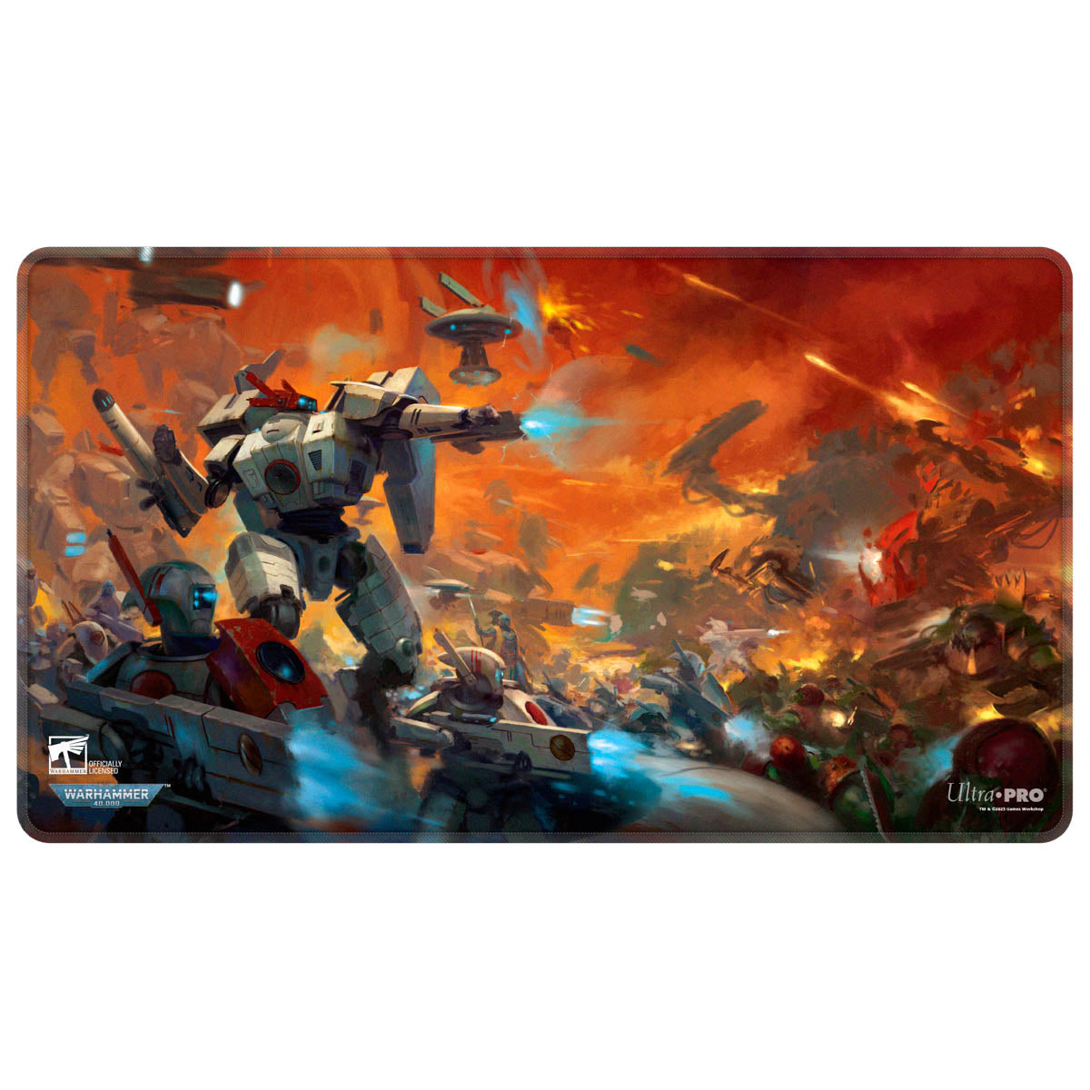 Ultra PRO: Stitched Edge Playmat - T'au Empire Codex Aligned | Gamers Paradise