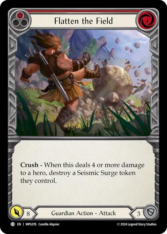 Flatten the Field (Red) [MPG076] (Mastery Pack Guardian) | Gamers Paradise