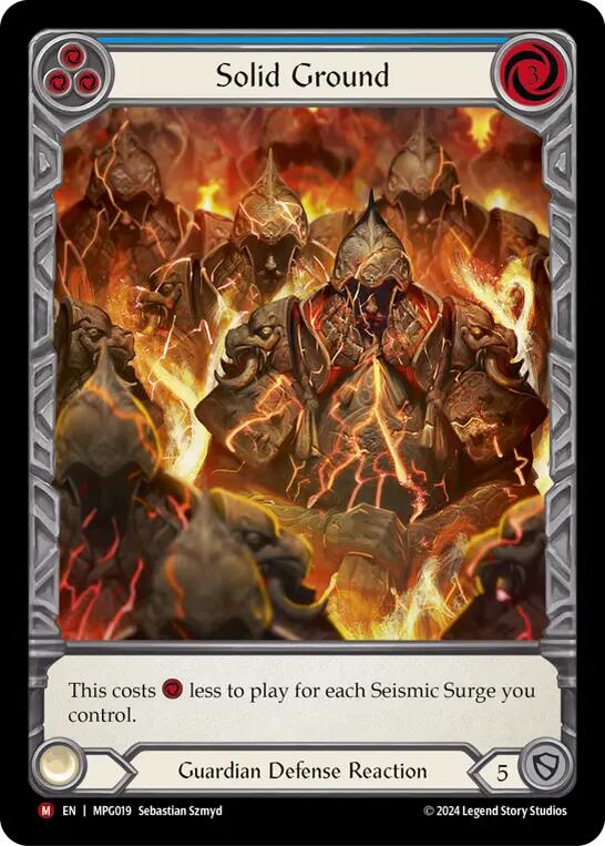 Solid Ground (Extended Art) [MPG019] (Mastery Pack Guardian)  Rainbow Foil | Gamers Paradise