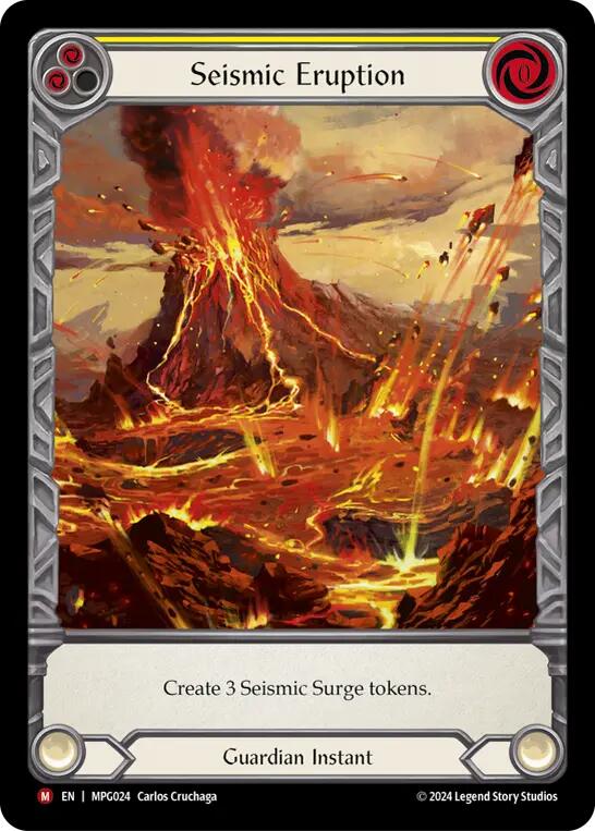 Seismic Eruption (Extended Art) [MPG024] (Mastery Pack Guardian)  Rainbow Foil | Gamers Paradise