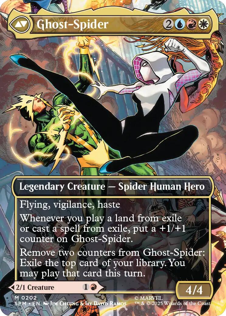 Gwen Stacy (0202) (Borderless) [Marvel's Spider-Man] | Gamers Paradise
