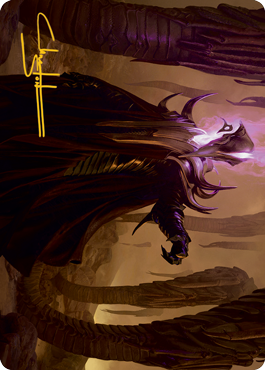 Extus, Oriq Overlord Art Card (Gold-Stamped Signature) [Strixhaven: School of Mages Art Series] | Gamers Paradise