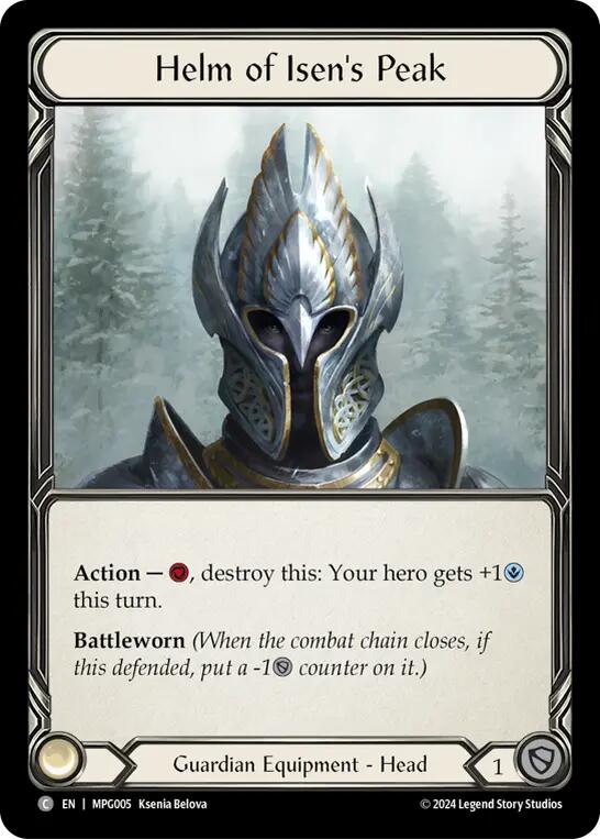 Helm of Isen's Peak [MPG005] (Mastery Pack Guardian) | Gamers Paradise