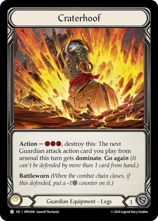 Craterhoof [BVO008] (Mastery Pack Guardian)  Cold Foil | Gamers Paradise