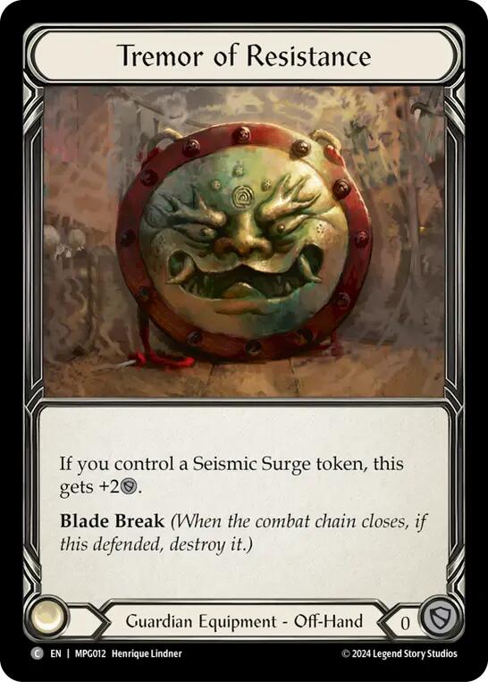 Tremor of Resistance [MPG012] (Mastery Pack Guardian) | Gamers Paradise