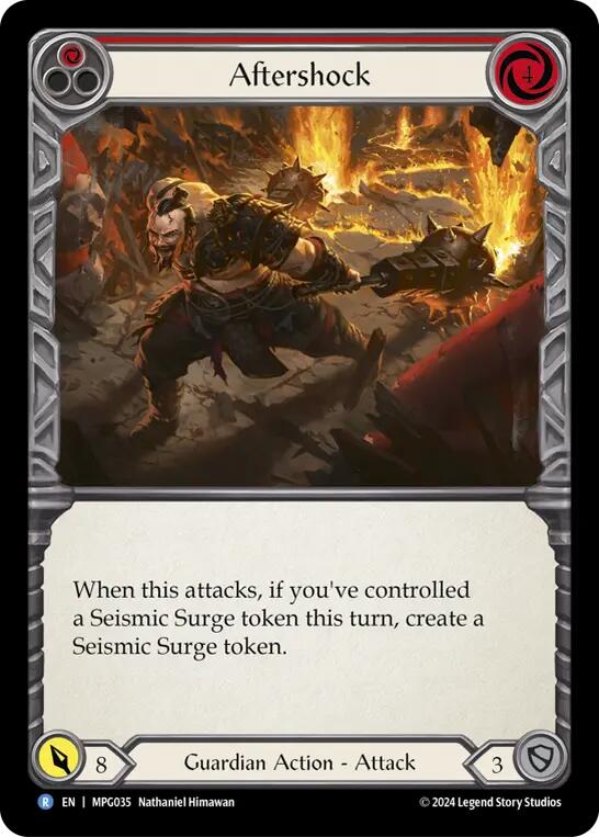 Aftershock (Red) [MPG035] (Mastery Pack Guardian) | Gamers Paradise