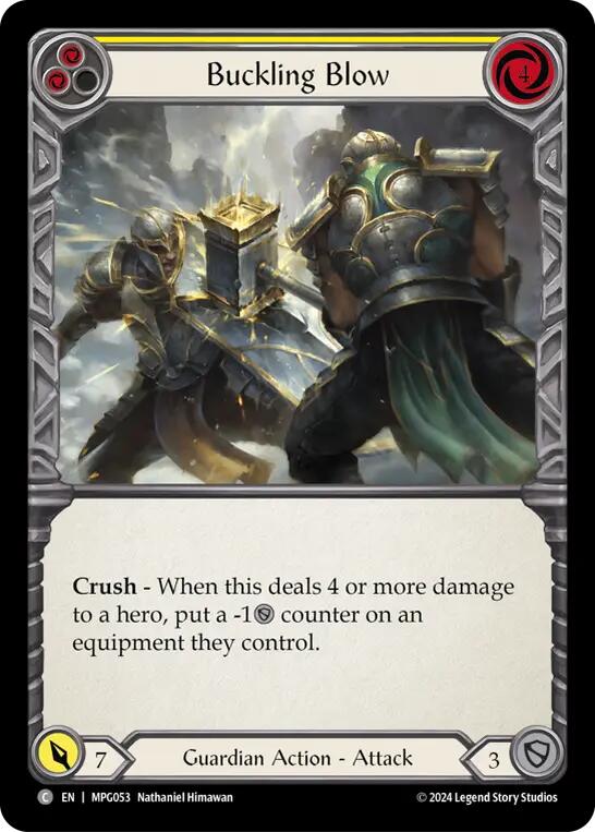 Buckling Blow (Yellow) [MPG053] (Mastery Pack Guardian) | Gamers Paradise