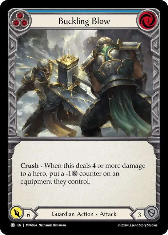 Buckling Blow (Blue) [MPG054] (Mastery Pack Guardian) | Gamers Paradise