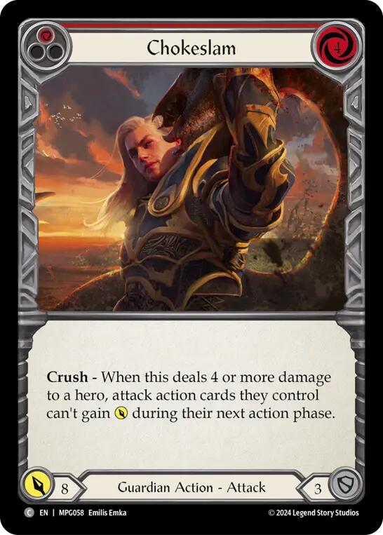 Chokeslam (Red) [MPG058] (Mastery Pack Guardian) | Gamers Paradise