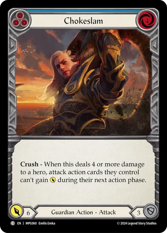 Chokeslam (Blue) [MPG060] (Mastery Pack Guardian) | Gamers Paradise