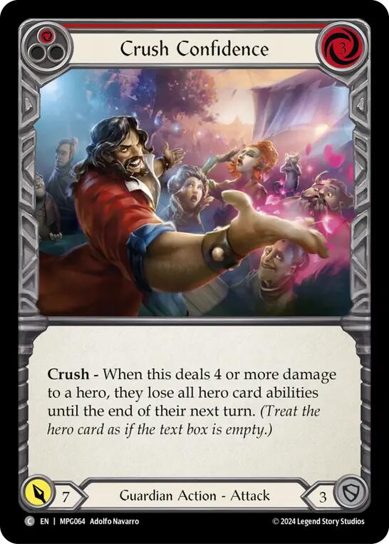 Crush Confidence (Red) [MPG064] (Mastery Pack Guardian) | Gamers Paradise