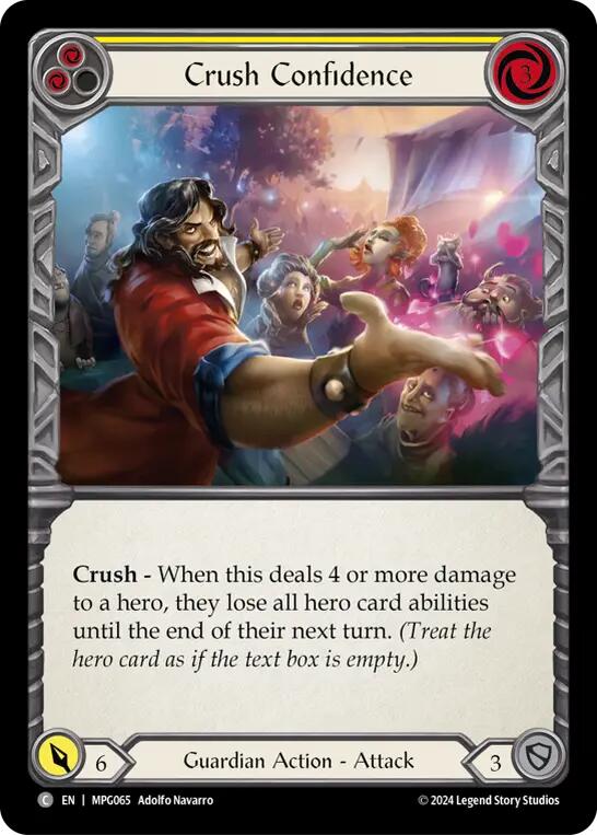 Crush Confidence (Yellow) [MPG065] (Mastery Pack Guardian) | Gamers Paradise