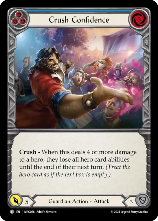 Crush Confidence (Blue) [MPG066] (Mastery Pack Guardian) | Gamers Paradise