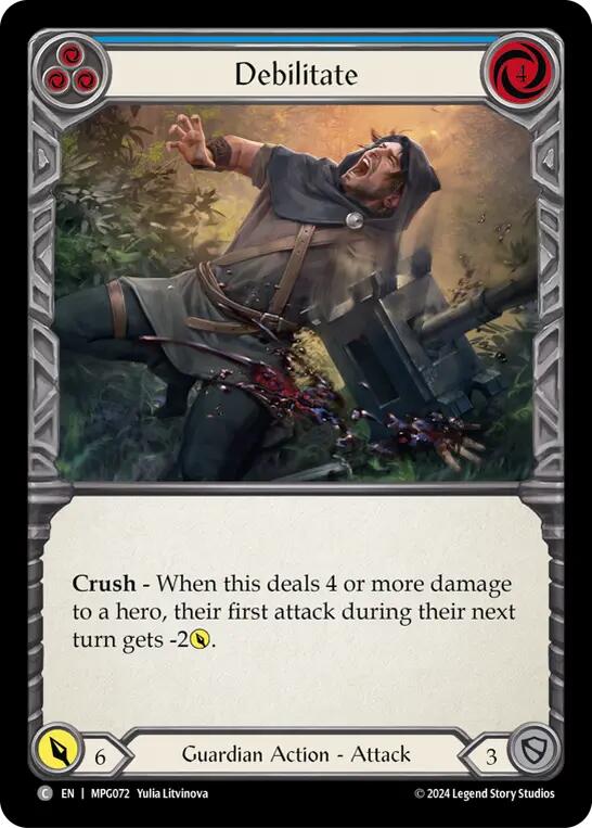 Debilitate (Blue) [MPG072] (Mastery Pack Guardian) | Gamers Paradise