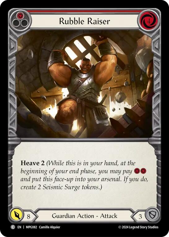 Rubble Raiser (Red) [MPG082] (Mastery Pack Guardian) | Gamers Paradise