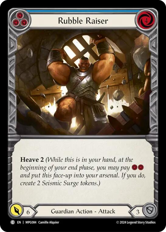 Rubble Raiser (Blue) [MPG084] (Mastery Pack Guardian) | Gamers Paradise